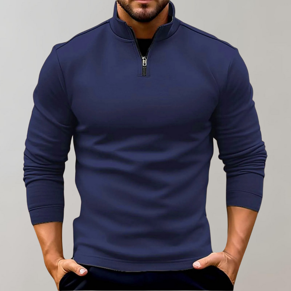 Men's Half Zip Lightweight Sweater