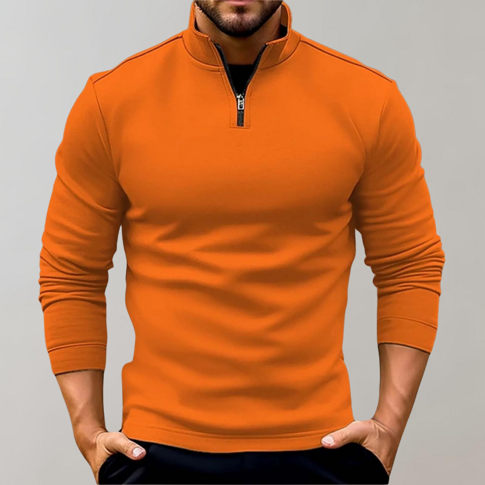 Men's Half Zip Lightweight Sweater