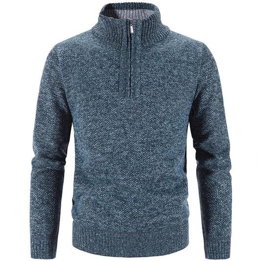 Men's Half Zip Sweater - Comfortable and Stylish Layering 0