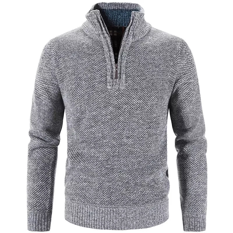 Men's Half Zip Sweater - Comfortable and Stylish Layering 1