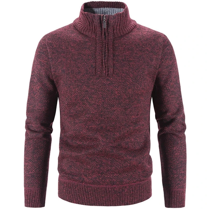 Men's Half Zip Sweater - Comfortable and Stylish Layering 2