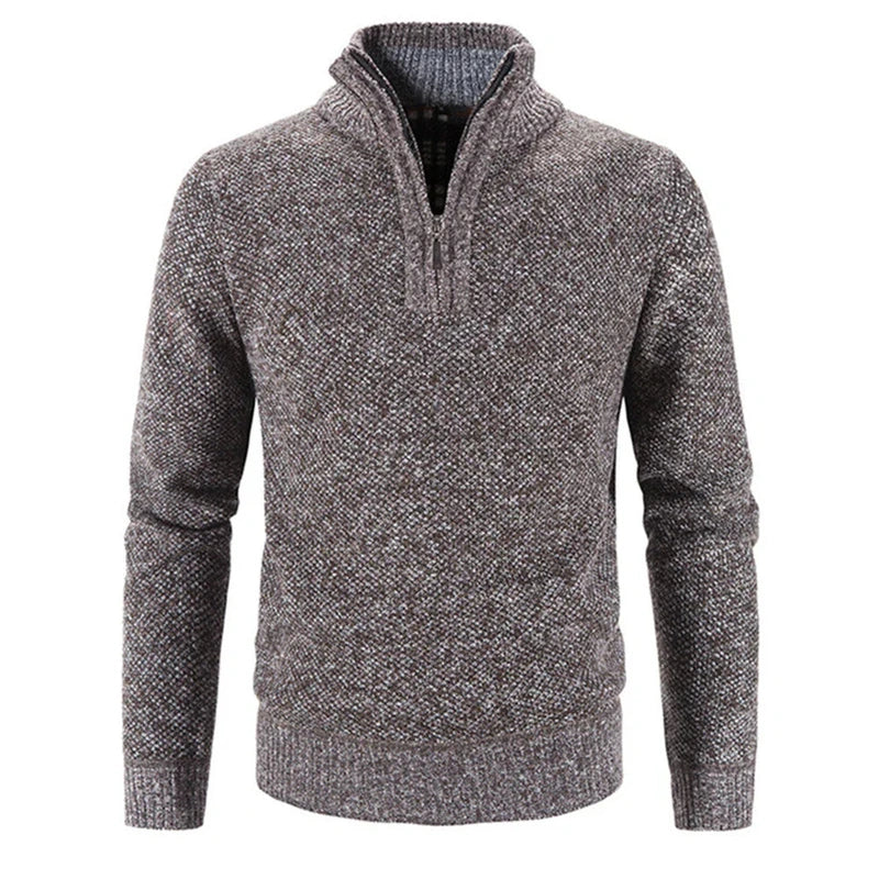 Men's Half Zip Sweater - Comfortable and Stylish Layering 3