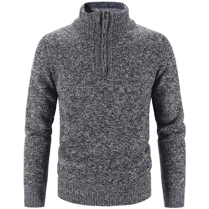 Men's Half Zip Sweater - Comfortable and Stylish Layering 4