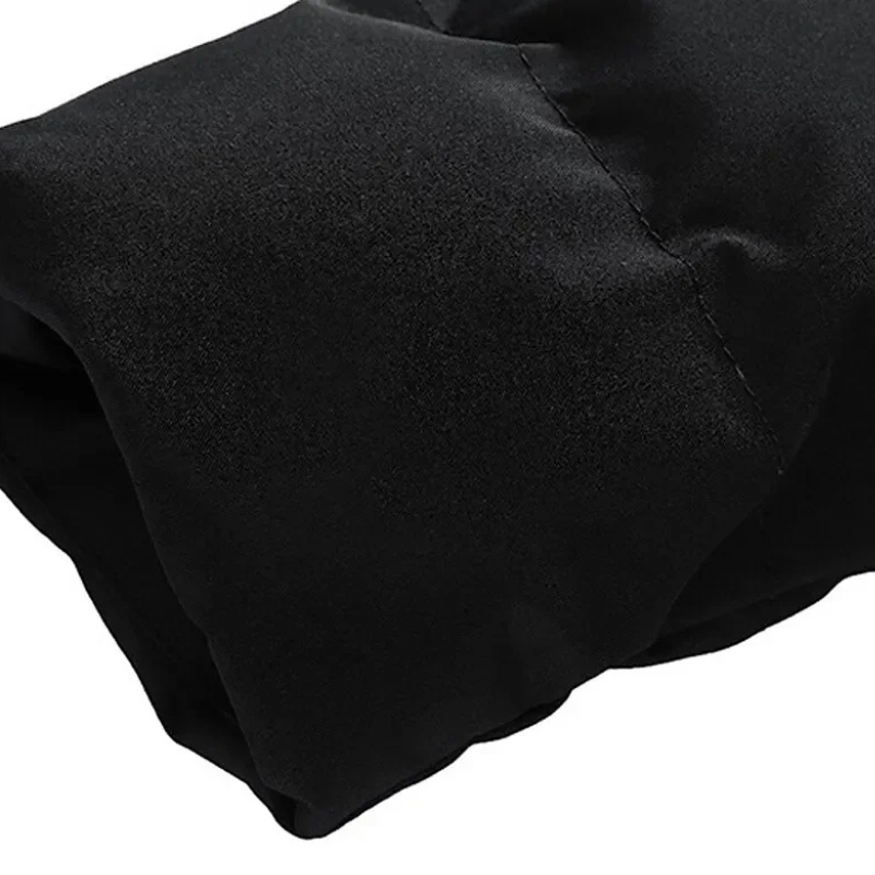 Men's Hooded Puffer Jacket with Zipper Pockets 8