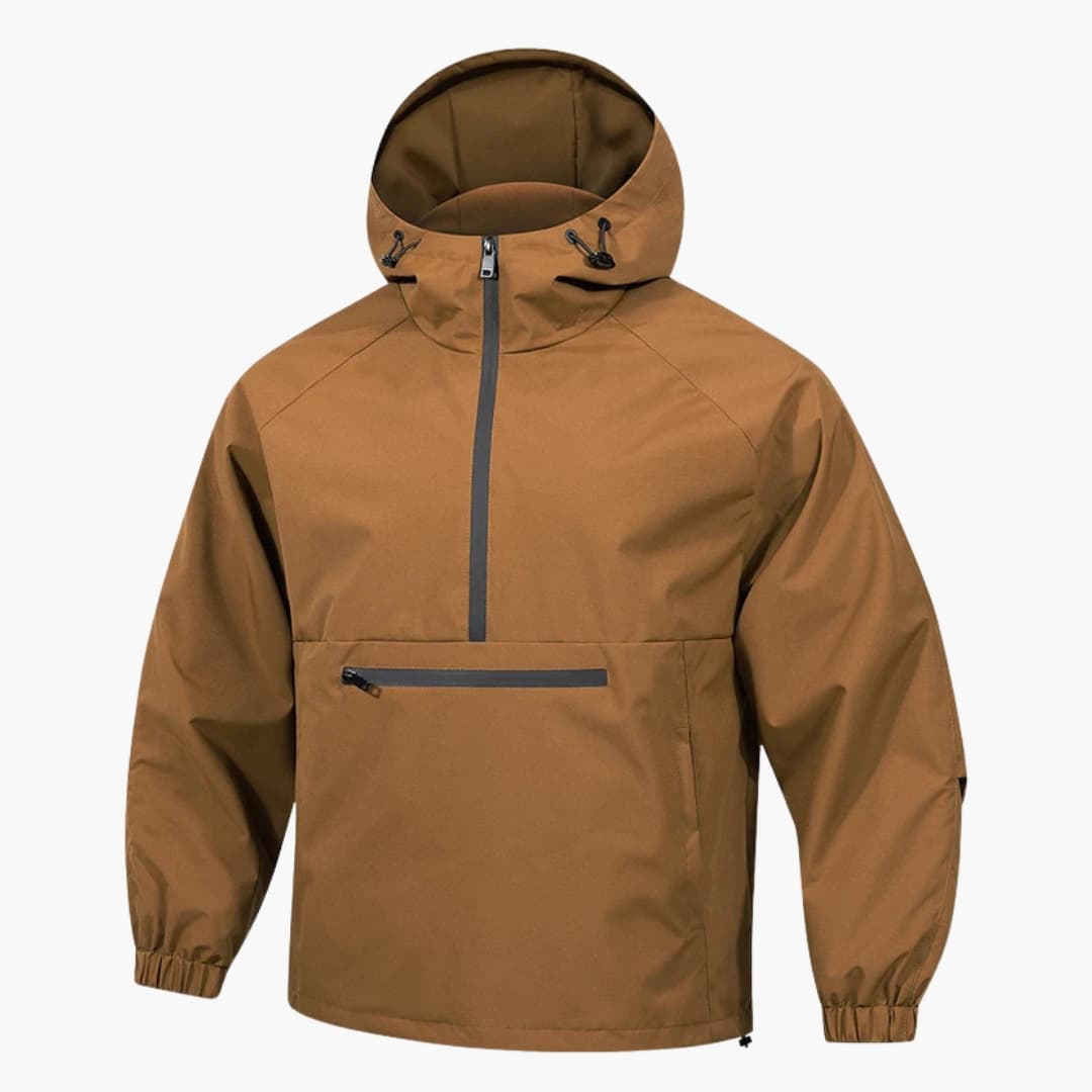 Men's Hooded Softshell Jacket with Zip Pocket 1