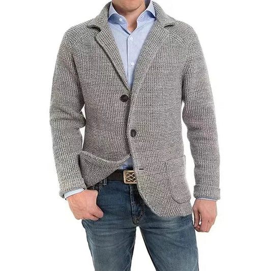 Men's Knitted Cardigan with Button Detail 0
