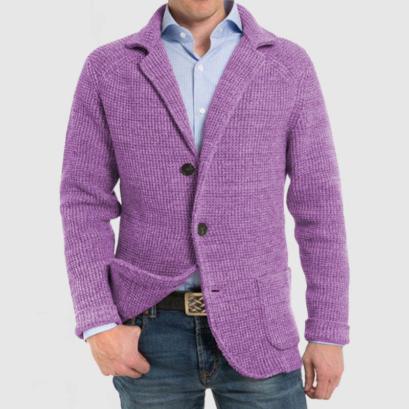 Men's Knitted Cardigan with Button Detail 6