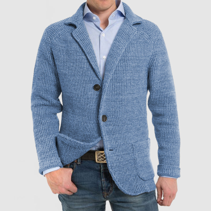 Men's Knitted Cardigan with Button Detail 8