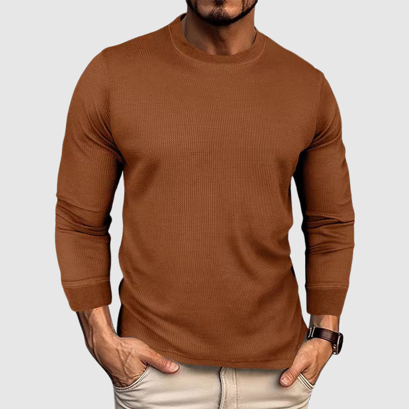 Men's Knitted High Collar Shirt 3