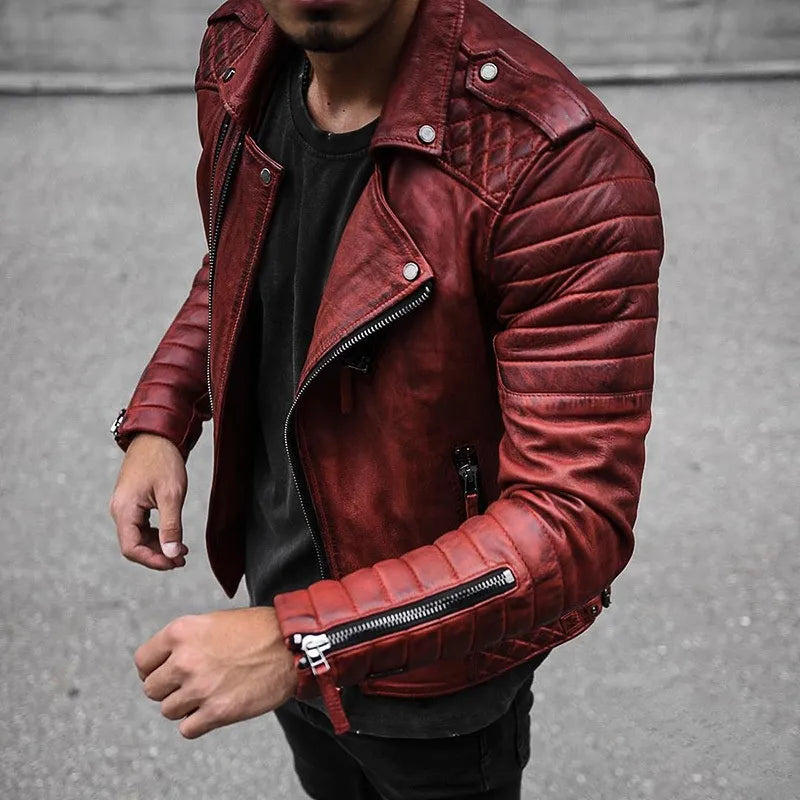 Men's Leather Jacket - Stylish Premium Quality Outerwear 3