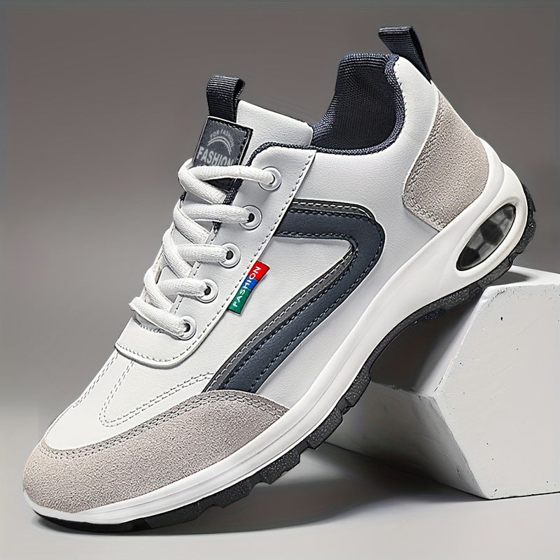 Men's Leather Sneakers with Anti-Slip Sole 0