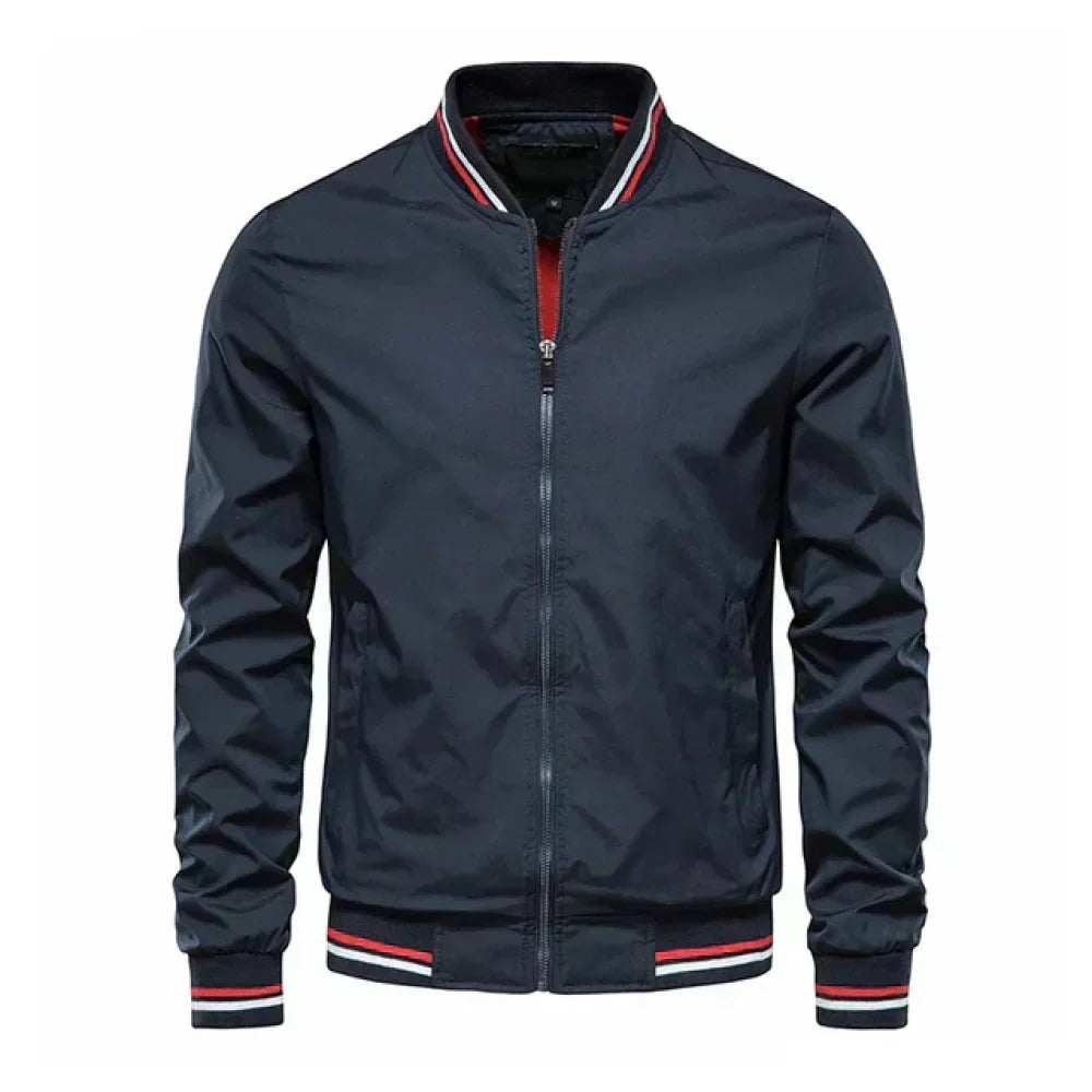 Men's Lightweight Bomber Jacket with Sporty Style 0