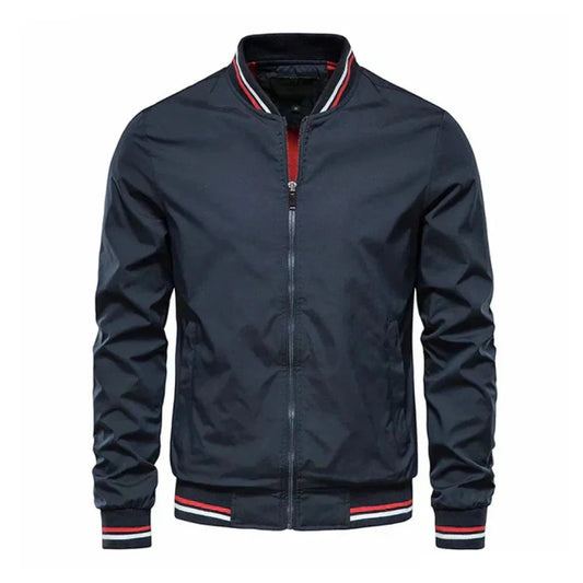 Men's Lightweight Bomber Jacket with Sporty Style 0