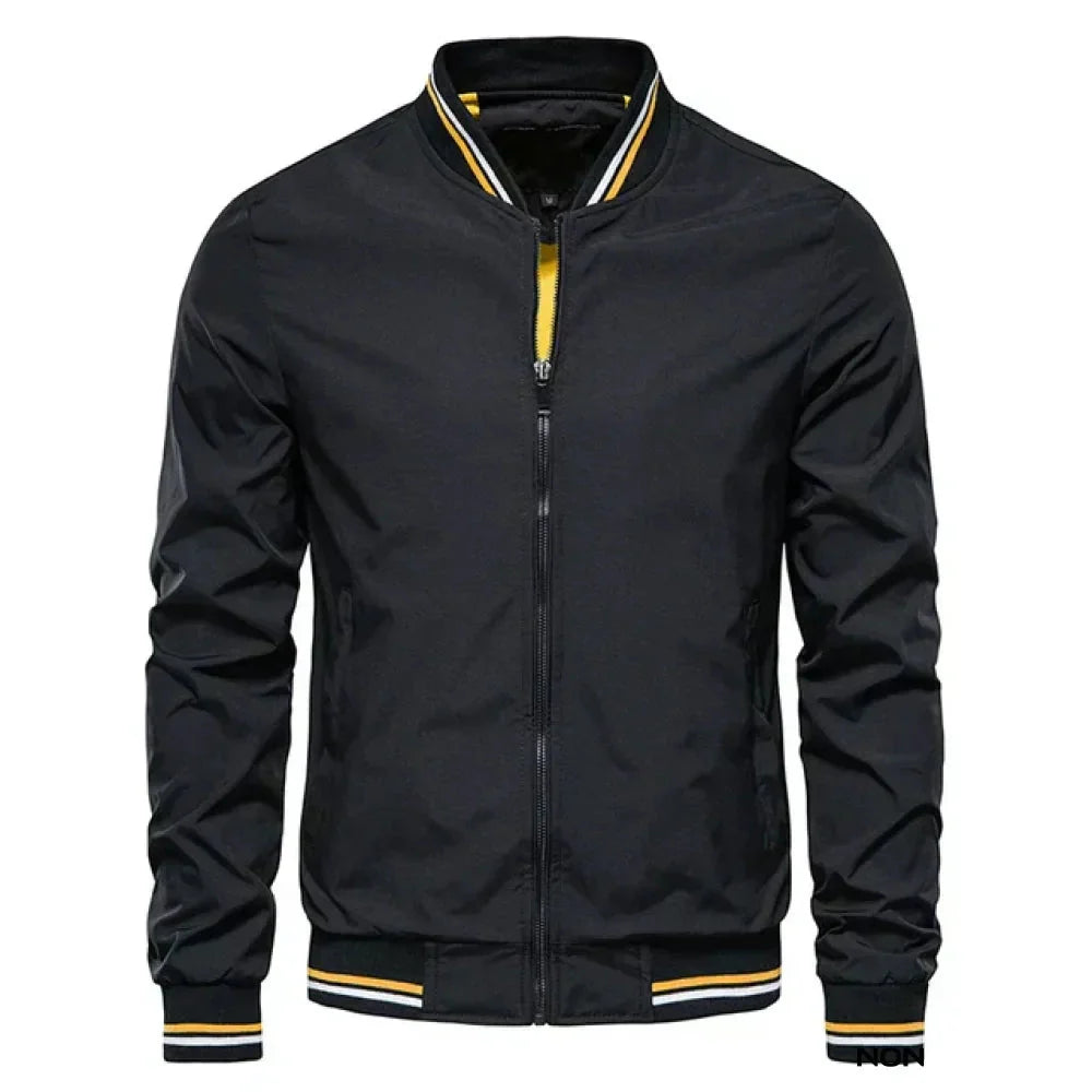 Men's Lightweight Bomber Jacket with Sporty Style 2