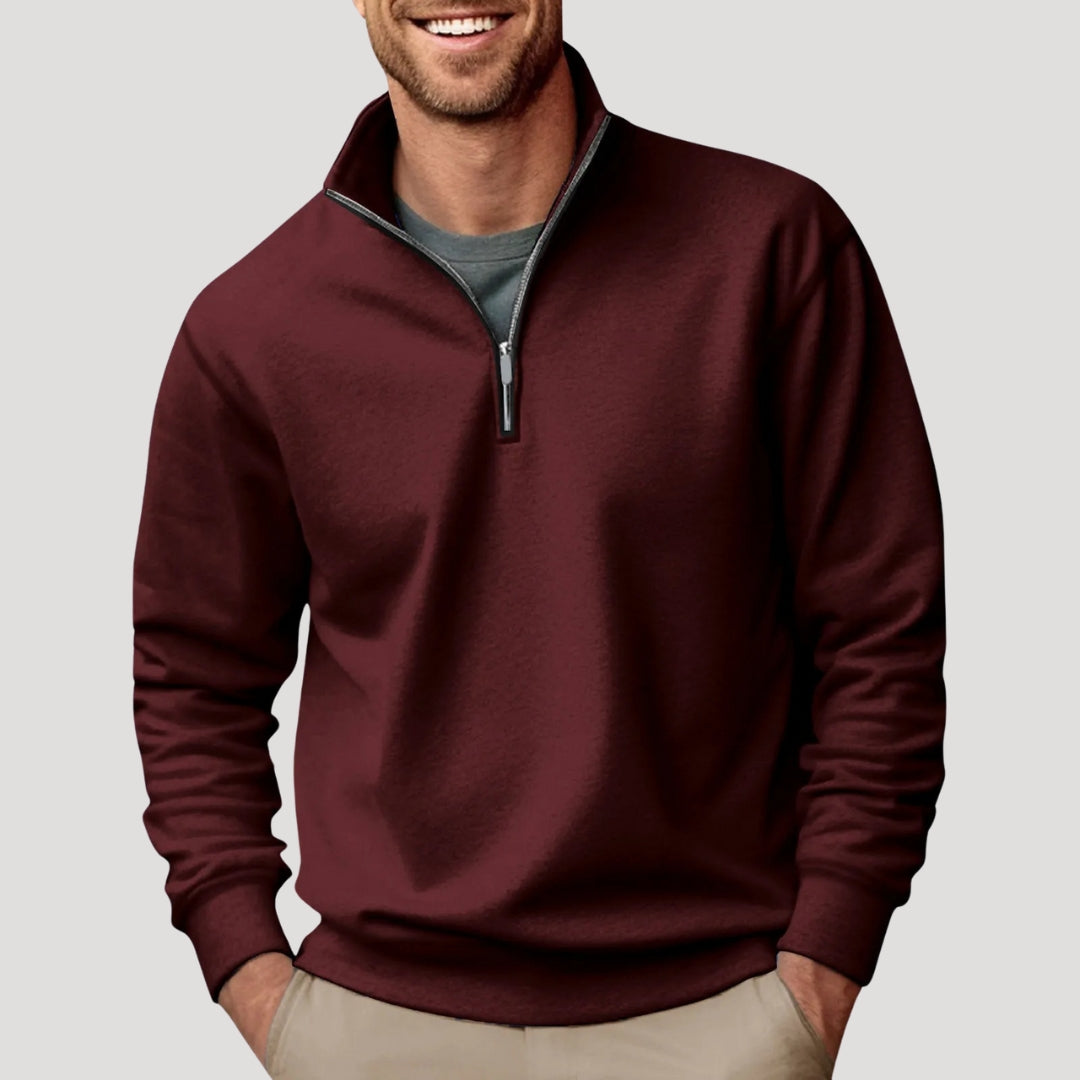 Men's Lightweight Half Zip Sweatshirt for Casual Wear 6
