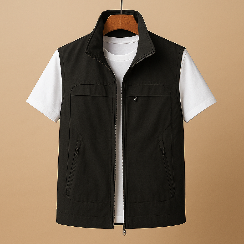 Men's Lightweight Outdoor Cardigan with Short Sleeves 1