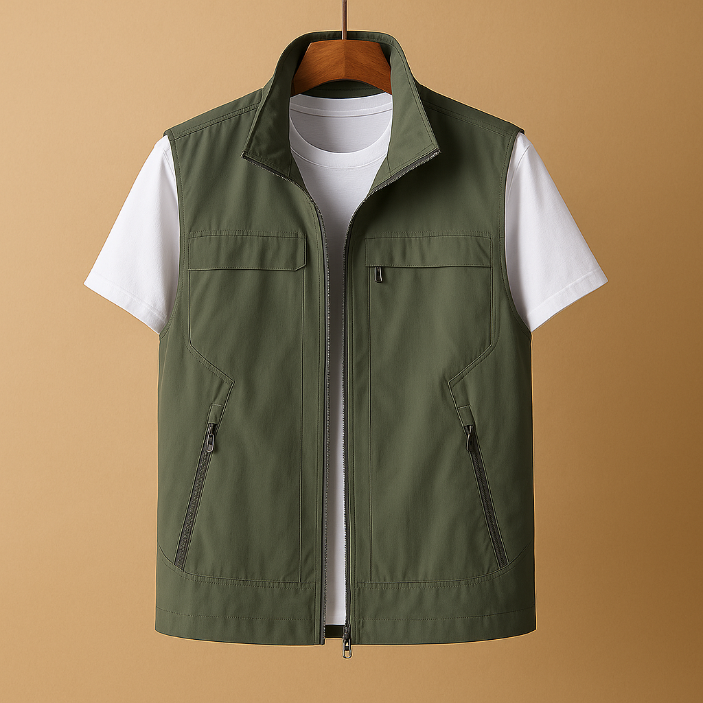 Men's Lightweight Outdoor Cardigan with Short Sleeves 2