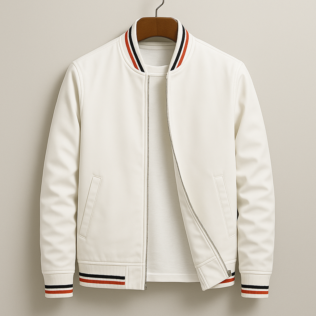 Men's Lightweight Zip-Up Bomber Jacket 2