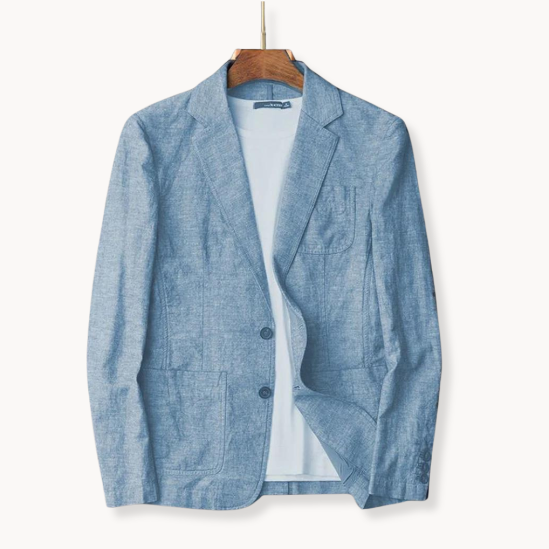 Men's Linen Blazer Jacket - Casual and Stylish Blazer for Men 4