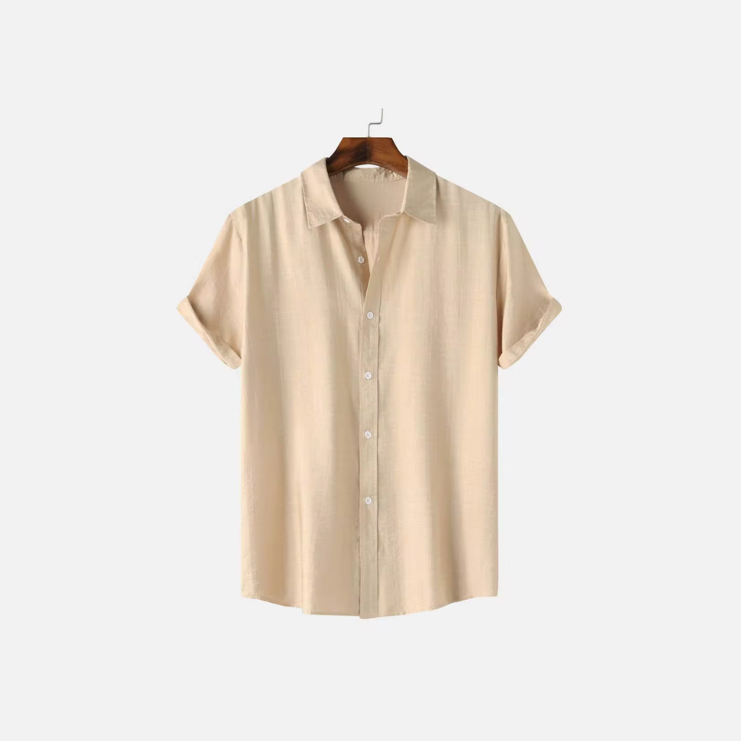 Men's Linen Shirt - Lightweight & Breathable Casual Top 2