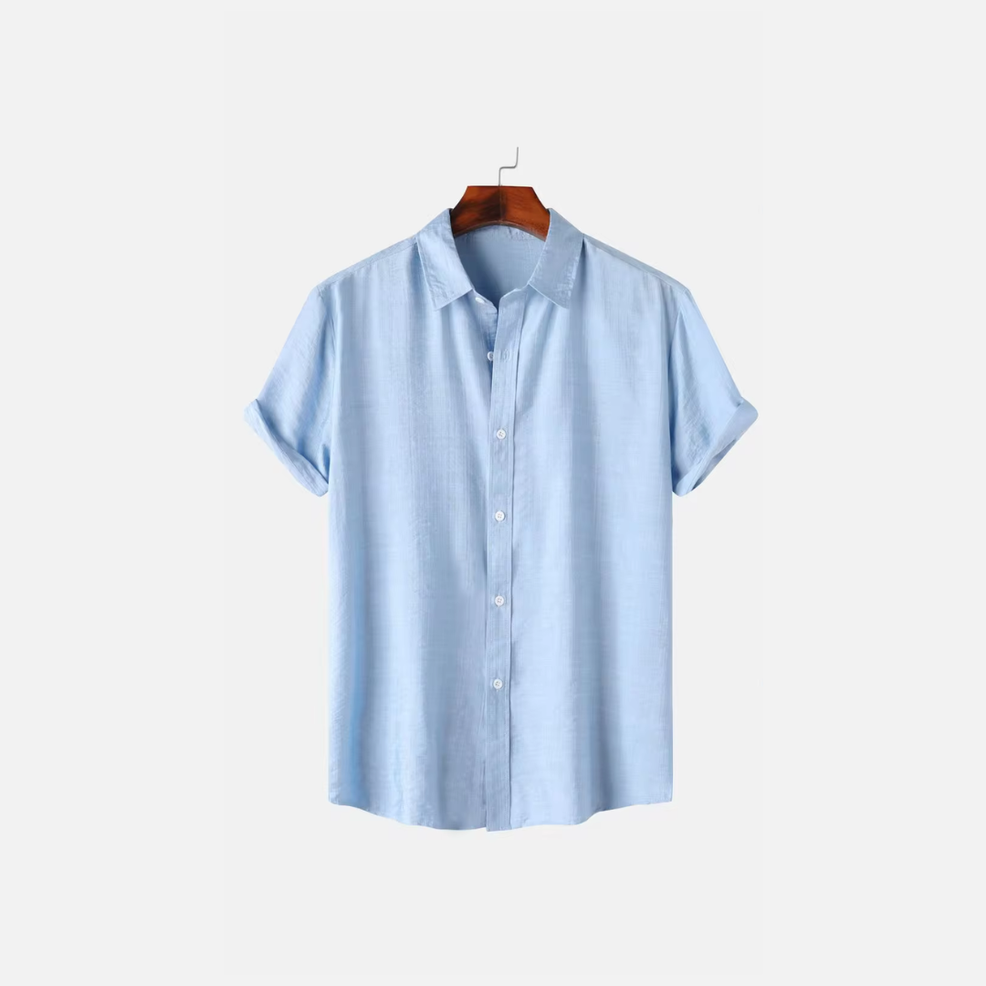 Men's Linen Shirt - Lightweight & Breathable Casual Top 3