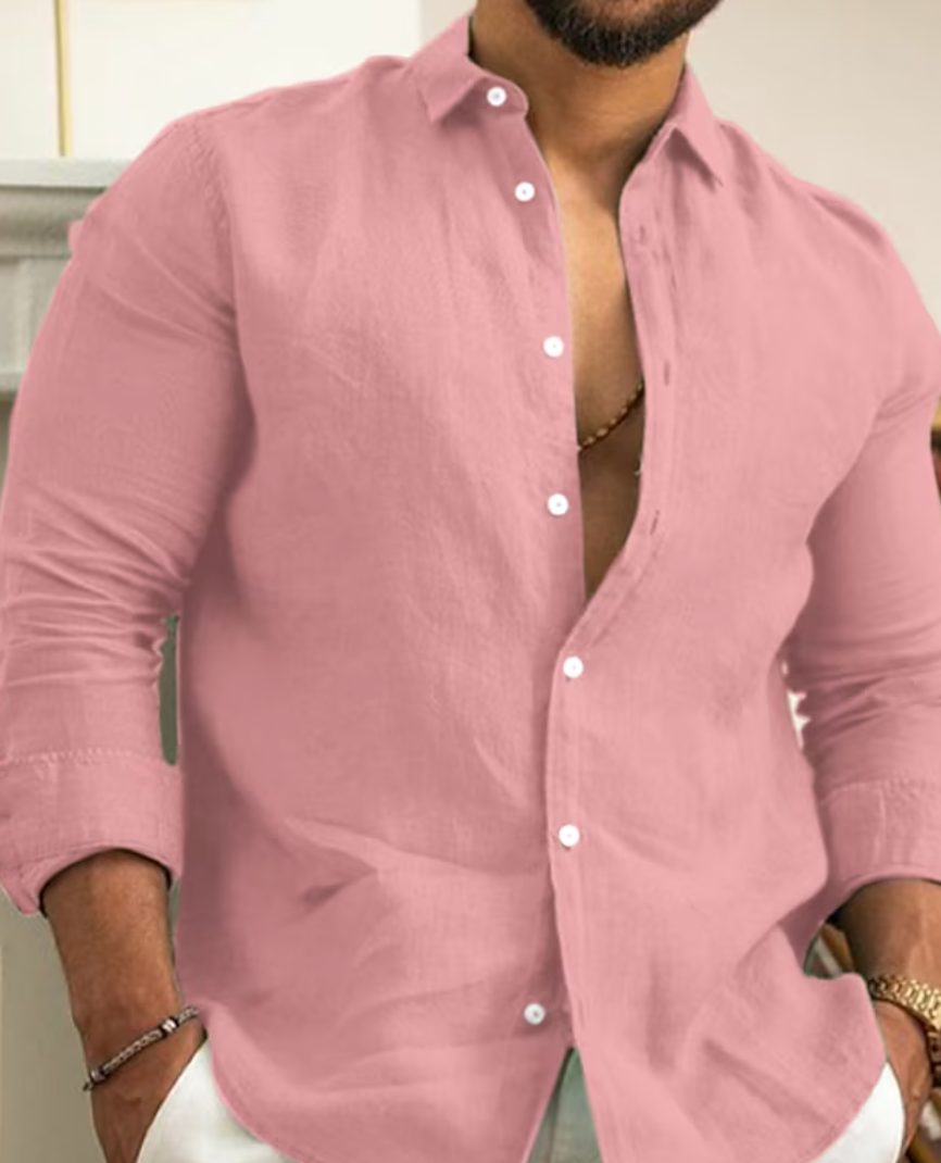 Men's Linen Shirt - Stylish and Comfortable Casual Wear 5