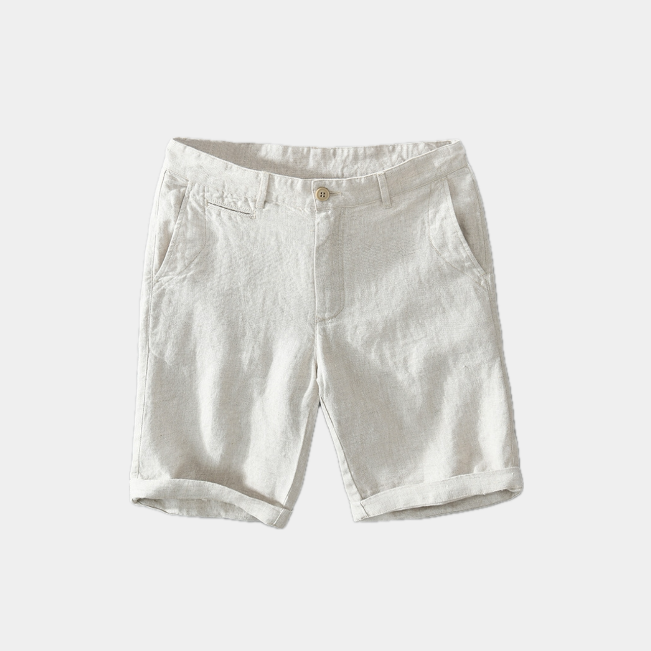 Men's Linen Tailored Shorts 1