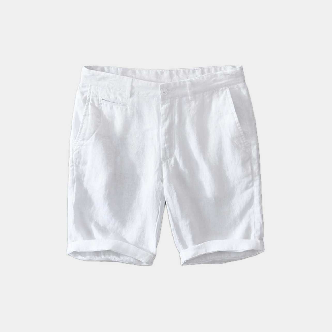 Men's Linen Tailored Shorts 4