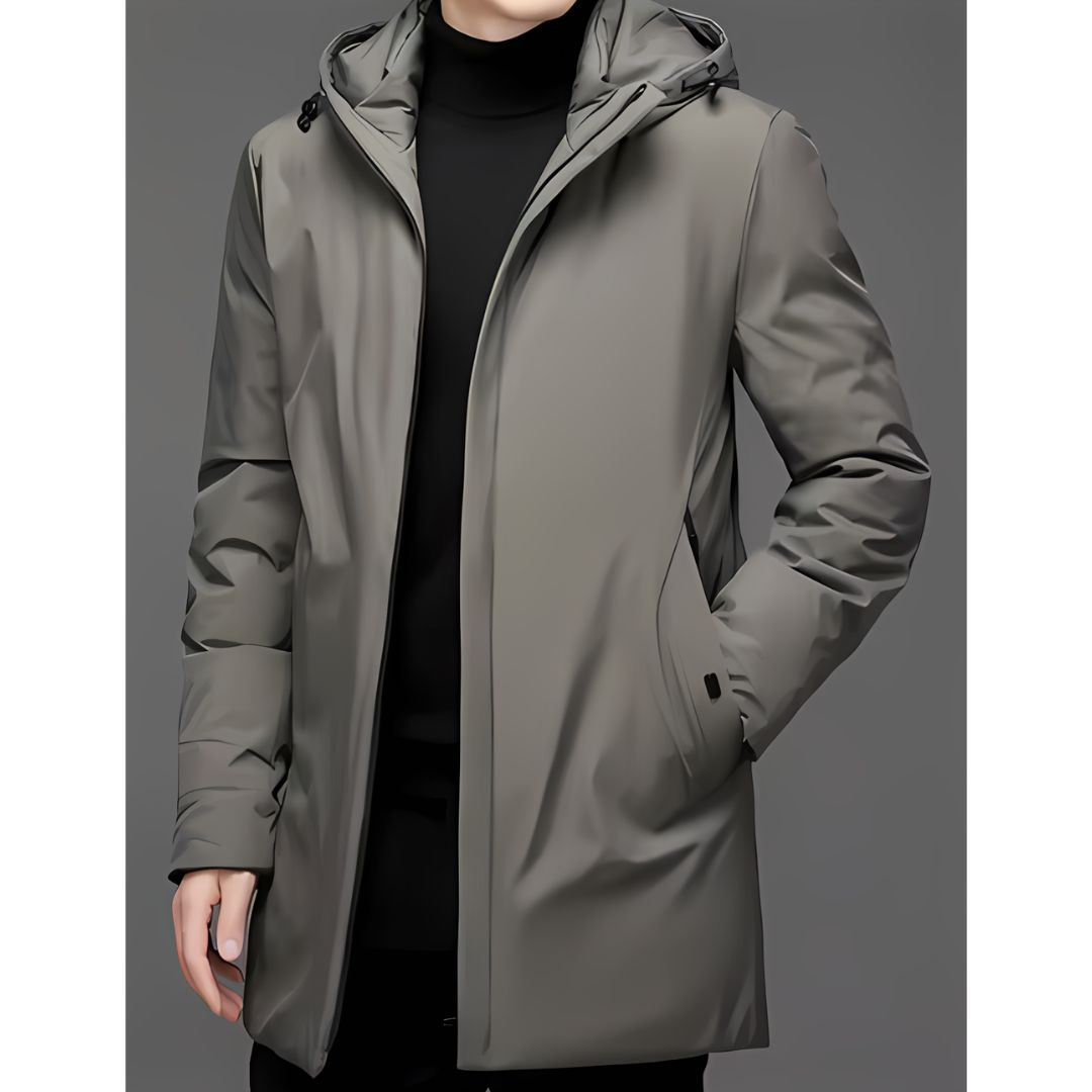 Men's Long Insulated Winter Jacket 4