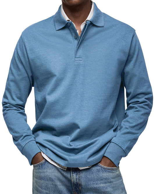 Men's Long Sleeve Polo Shirt 0