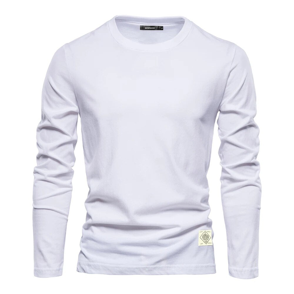 Men's Long Sleeve T-Shirt - Classic O-Neck Style 8