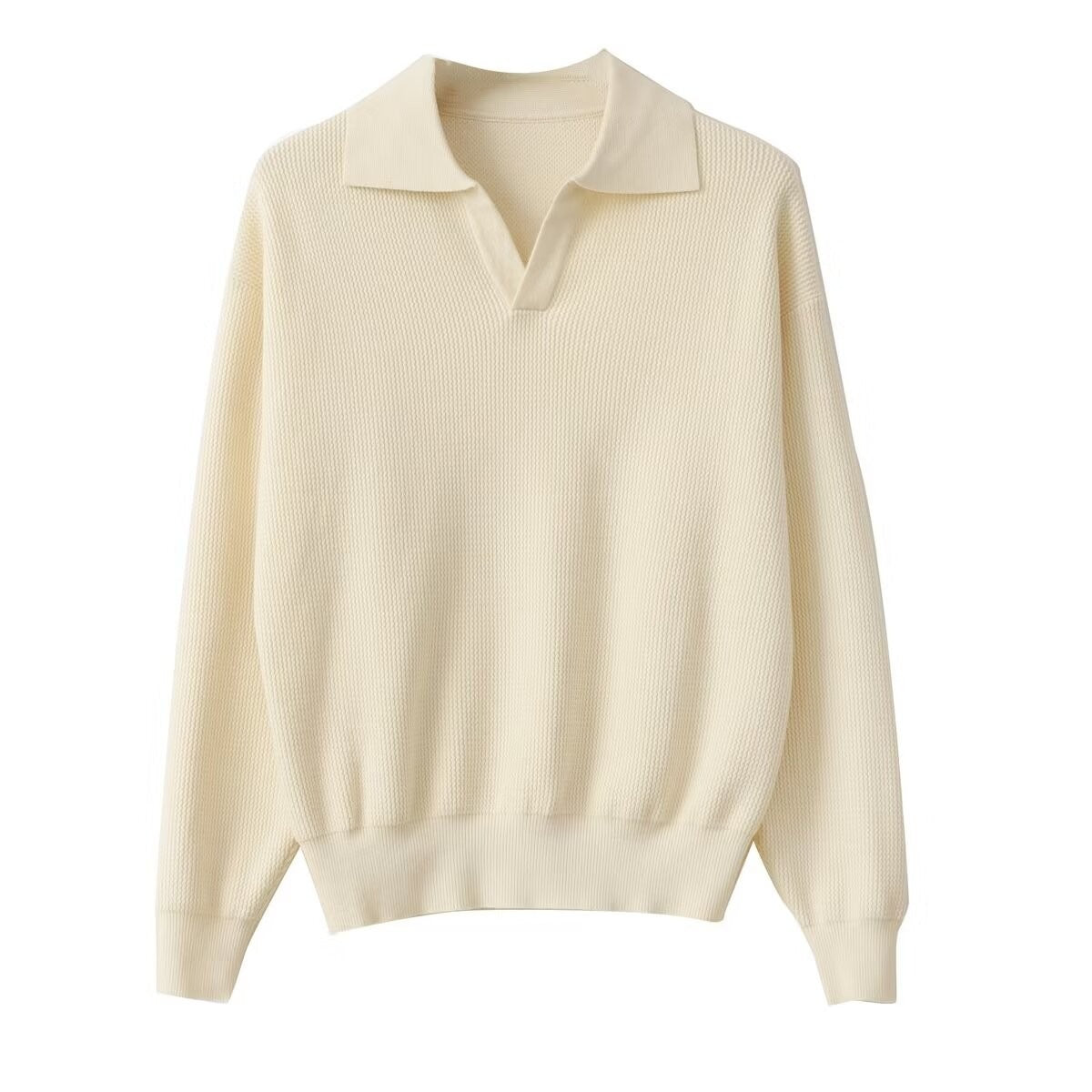 Men's Loose Long-Sleeved Shirt for Casual and Business Wear 0