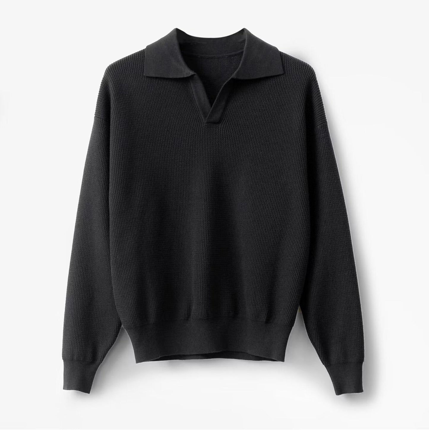 Men's Loose Long-Sleeved Shirt for Casual and Business Wear 2