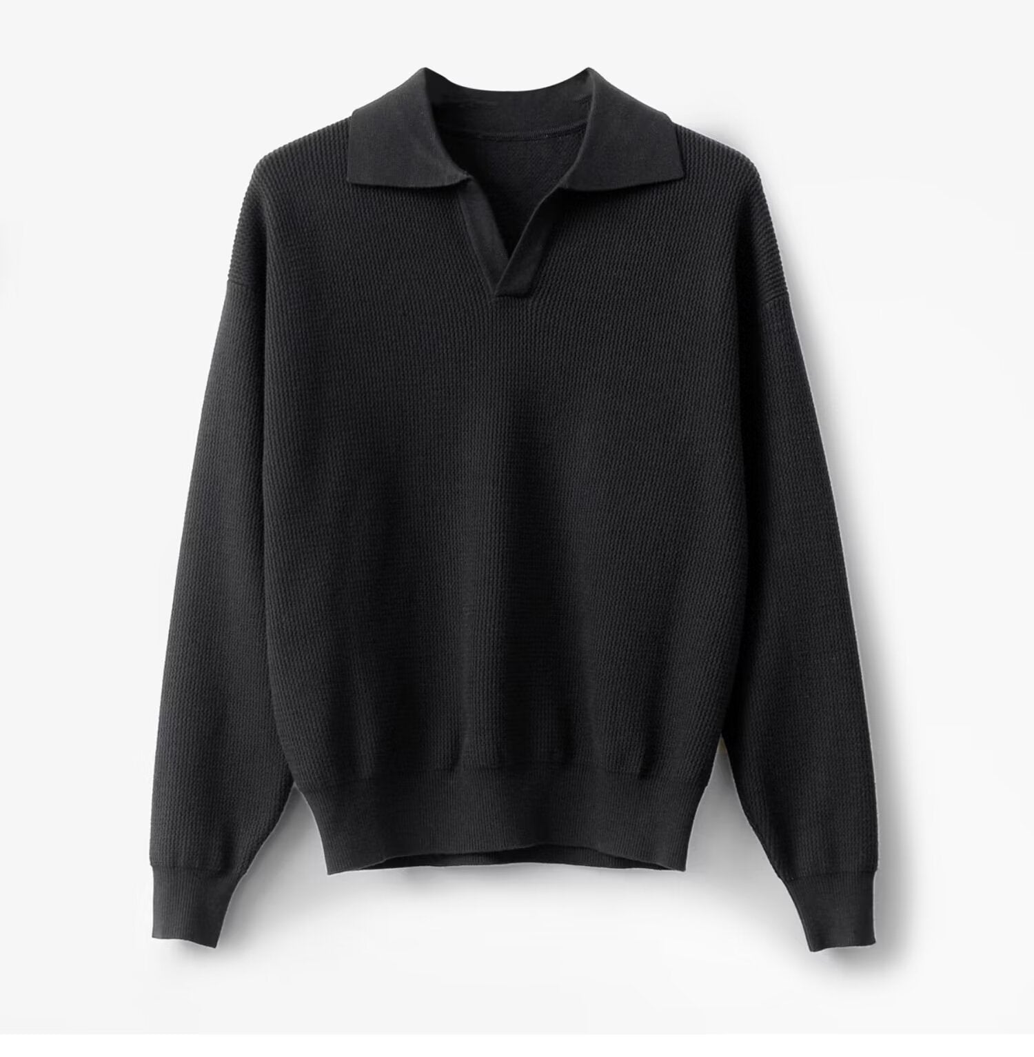 Men's Loose Long-Sleeved Shirt for Casual and Business Wear 2