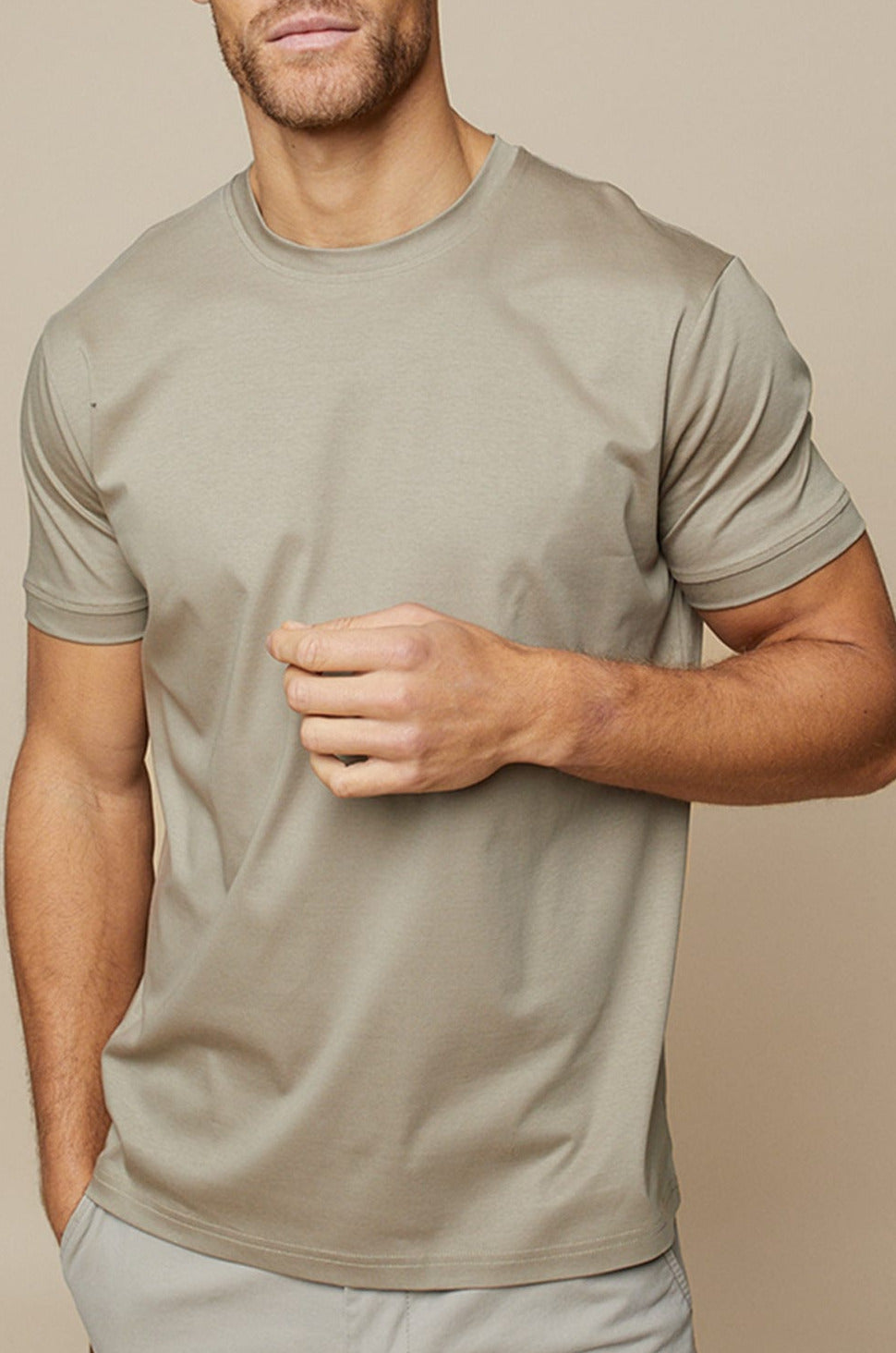Men's Luxe T-Shirt - Soft Tailored Fit Casual Wear 0