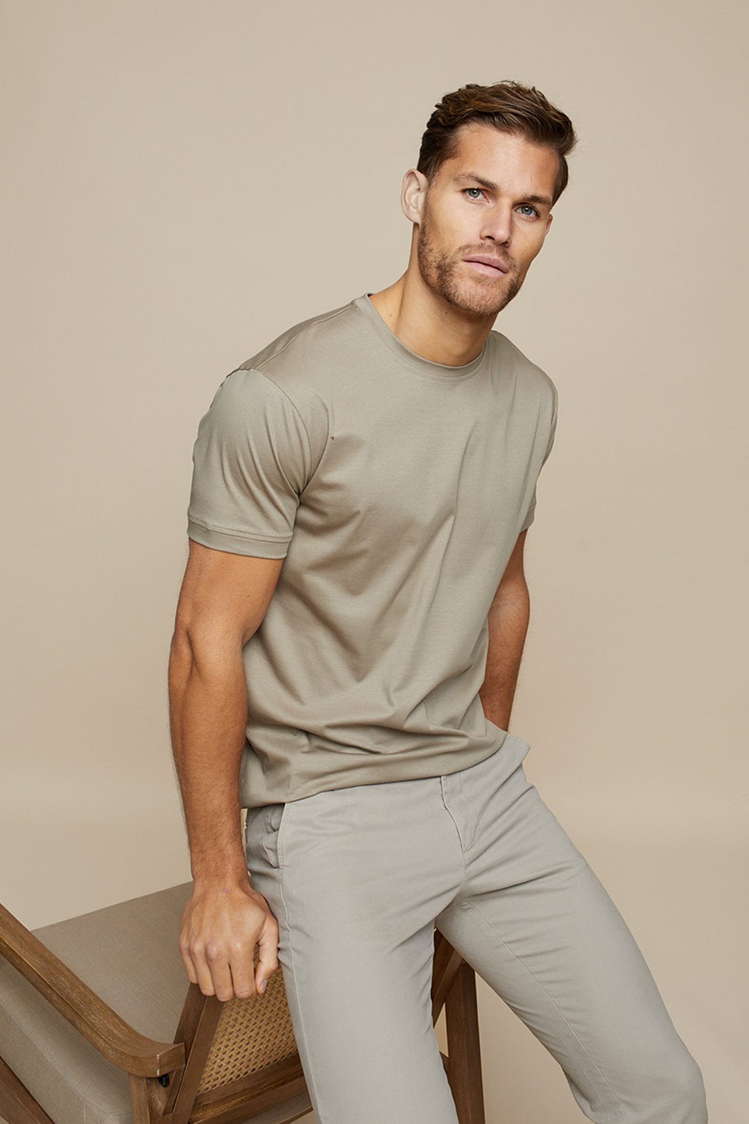 Men's Luxe T-Shirt - Soft Tailored Fit Casual Wear 2