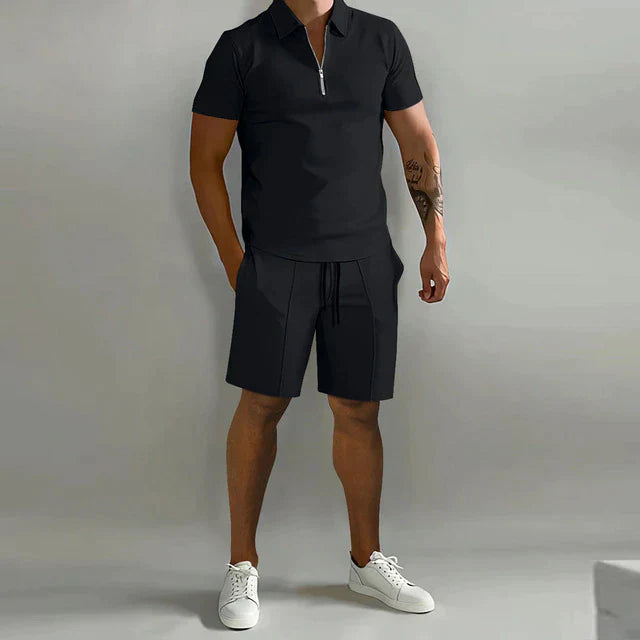 Men's Luxury Polo and Shorts Set 7