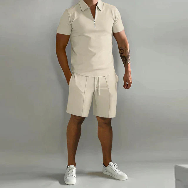 Men's Luxury Polo and Shorts Set 9
