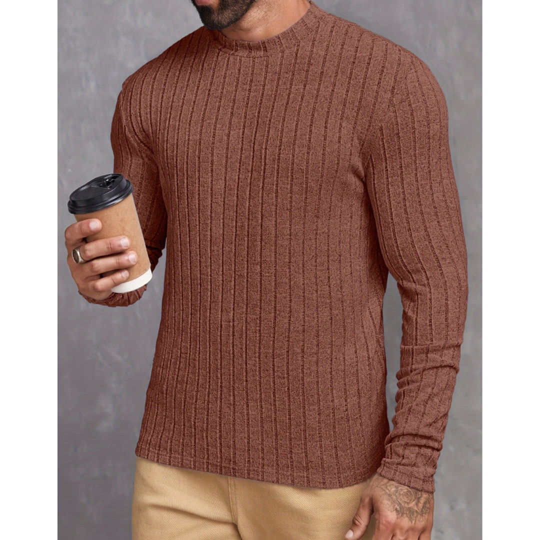 Men's Modern Elegant Crew Neck Sweater 1
