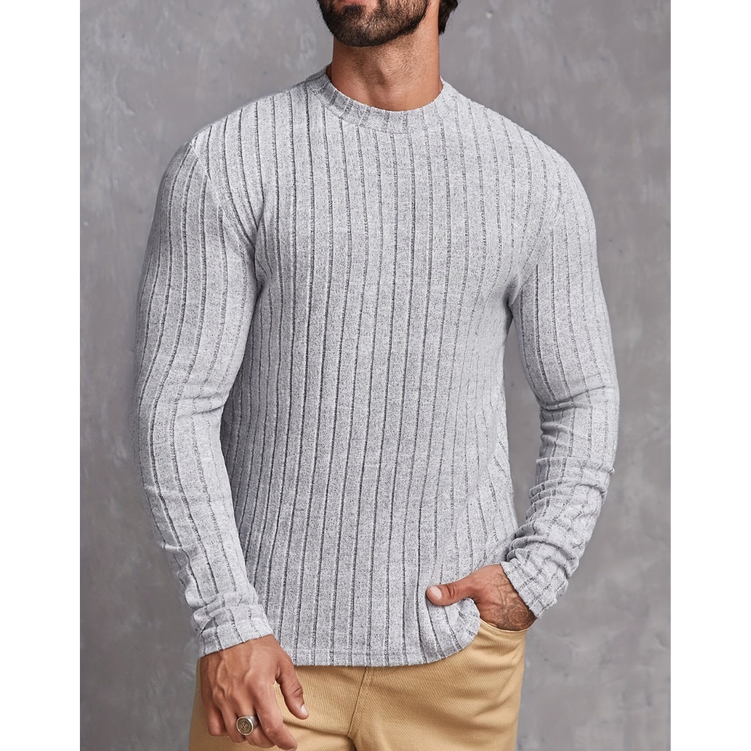 Men's Modern Elegant Crew Neck Sweater 2