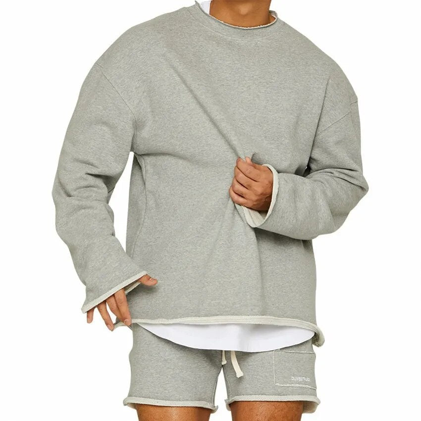 Men's Oversized Casual Sweater 0