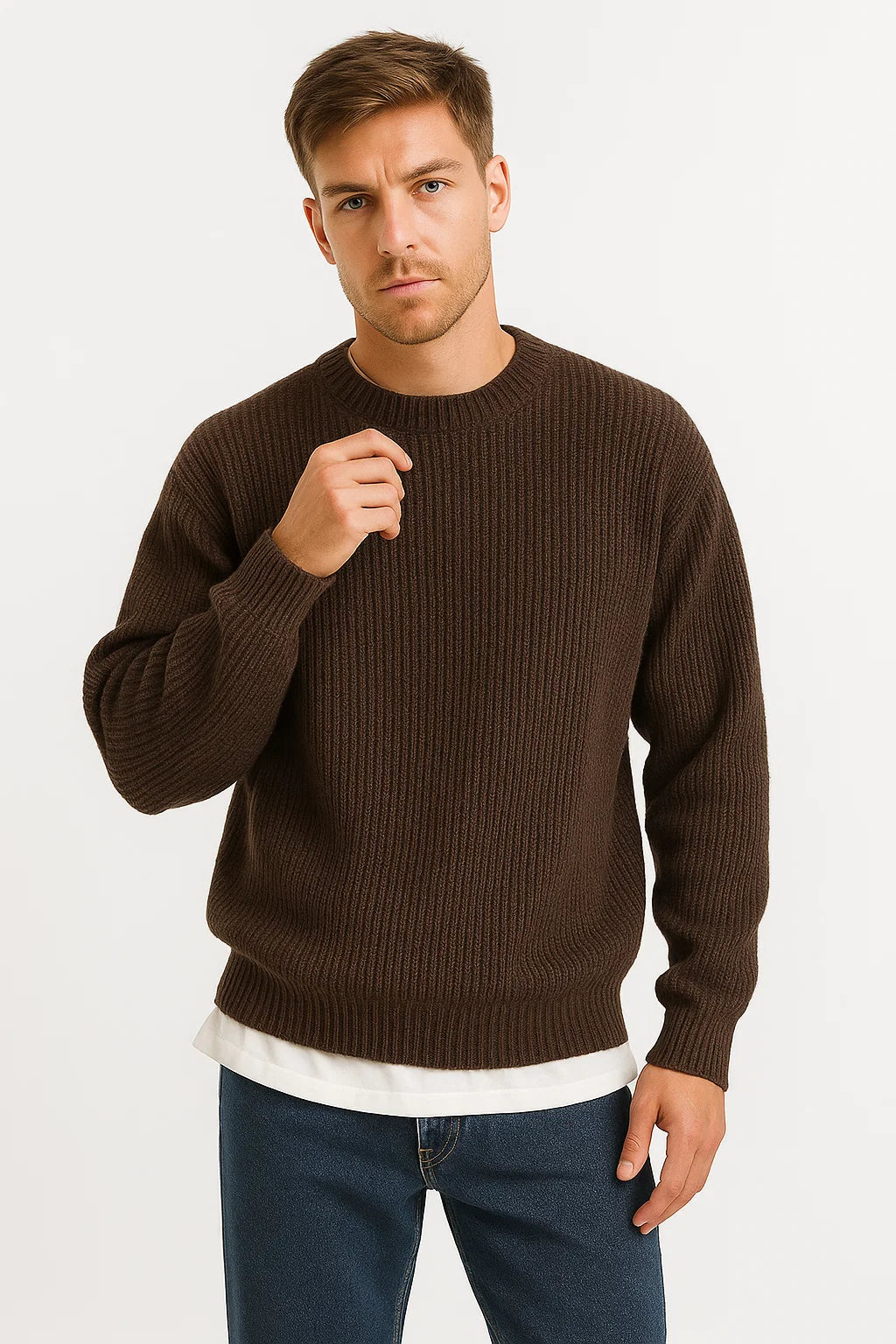 Men's Oversized Knitted Sweater 3