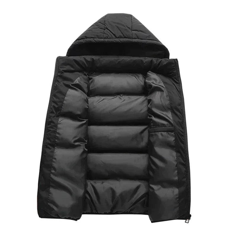 Men's Padded Bodywarmer with Hood 6