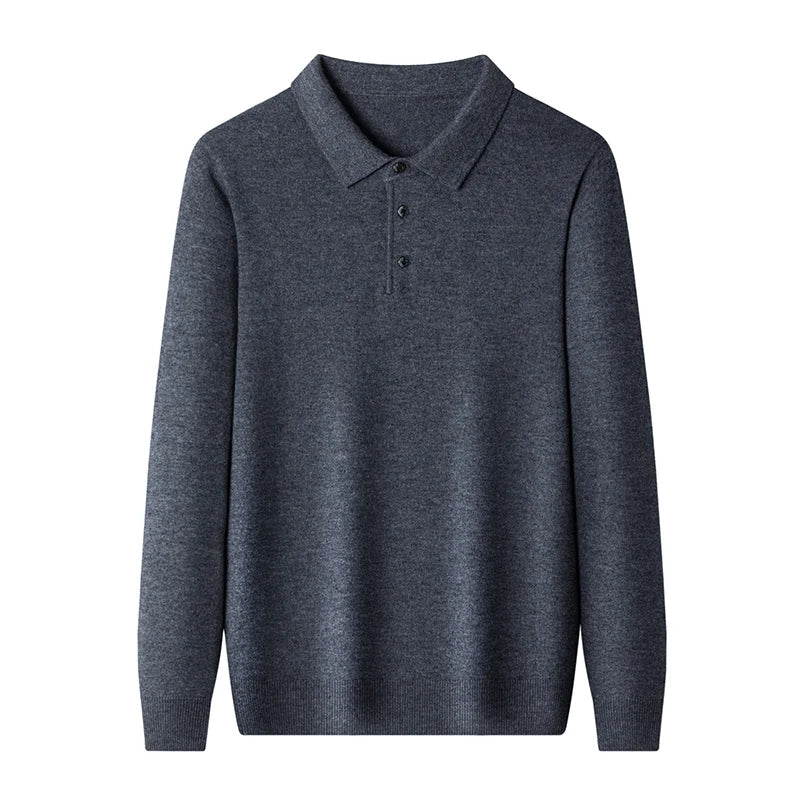 Men's Polo Sweater - Classic Comfort and Style 4