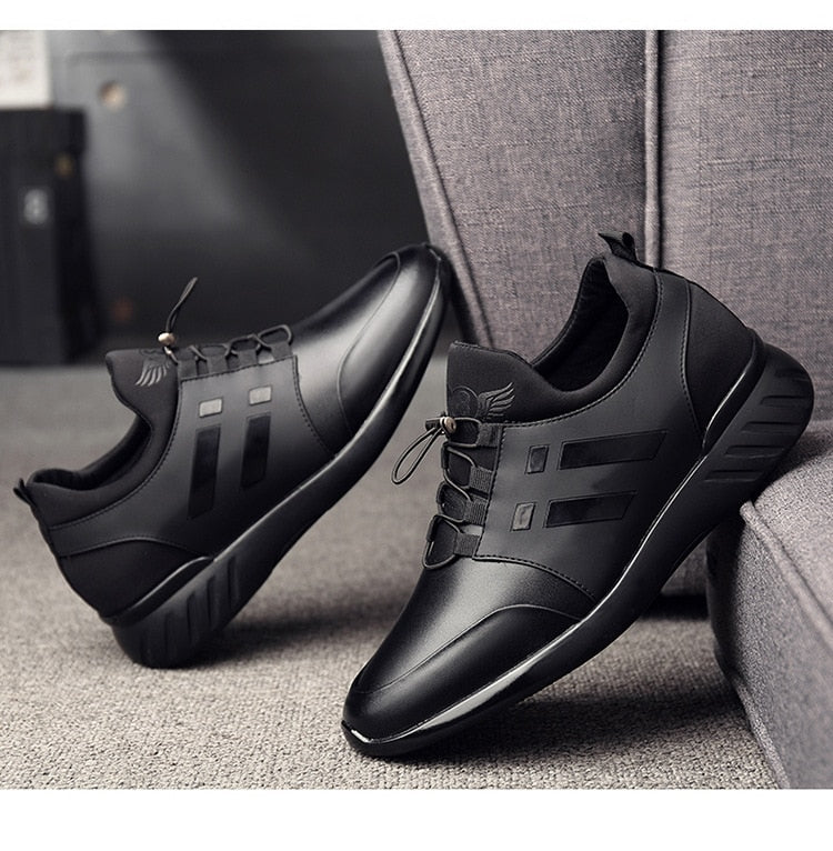 Men's Premium Leather Comfort Sneakers 7