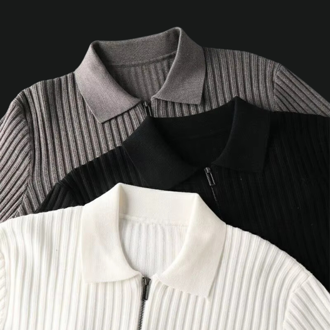 Men's Quarter-Zip Sweater with Stylish Design 3