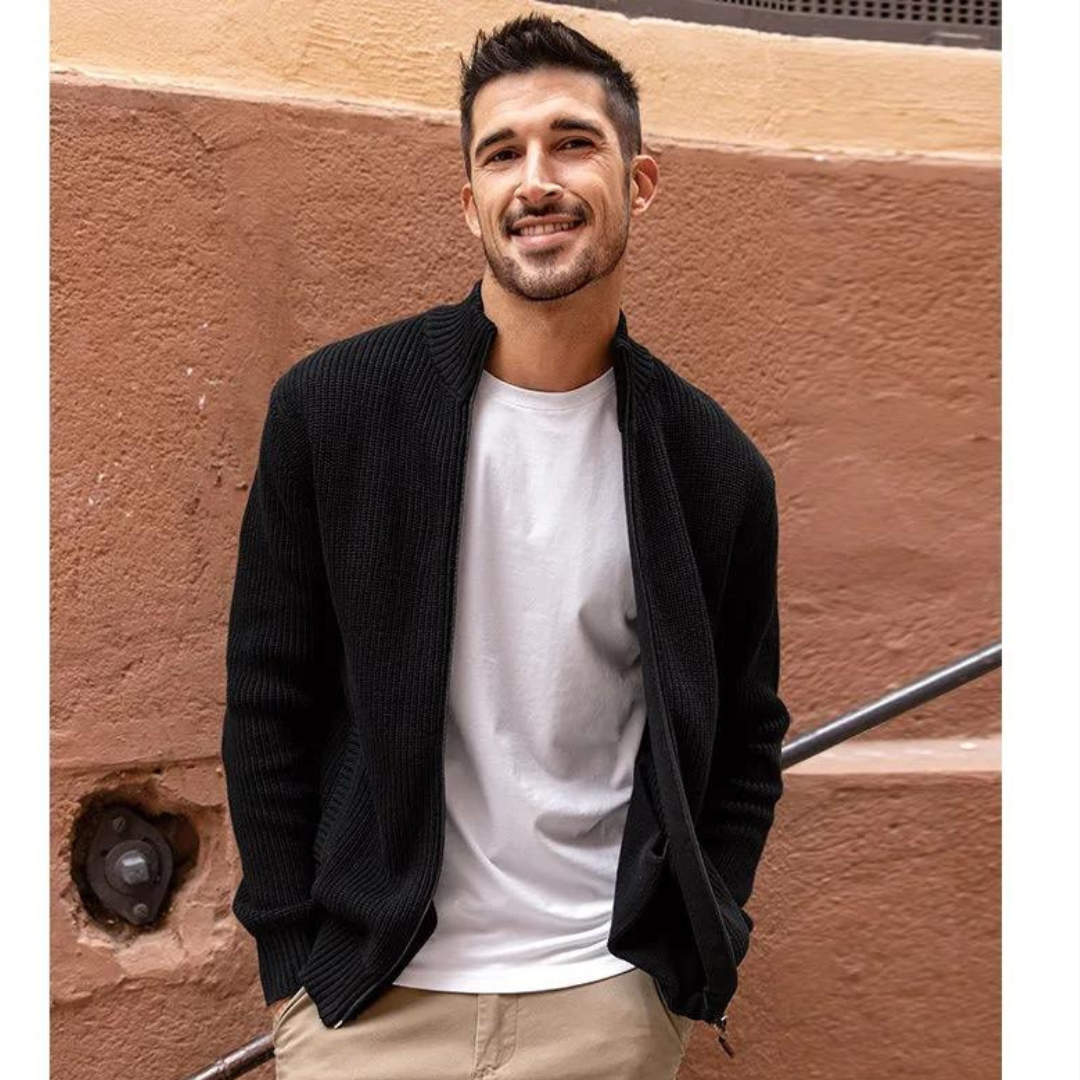 Men's Quarter Zip Sweater for Casual Style and Comfort 2