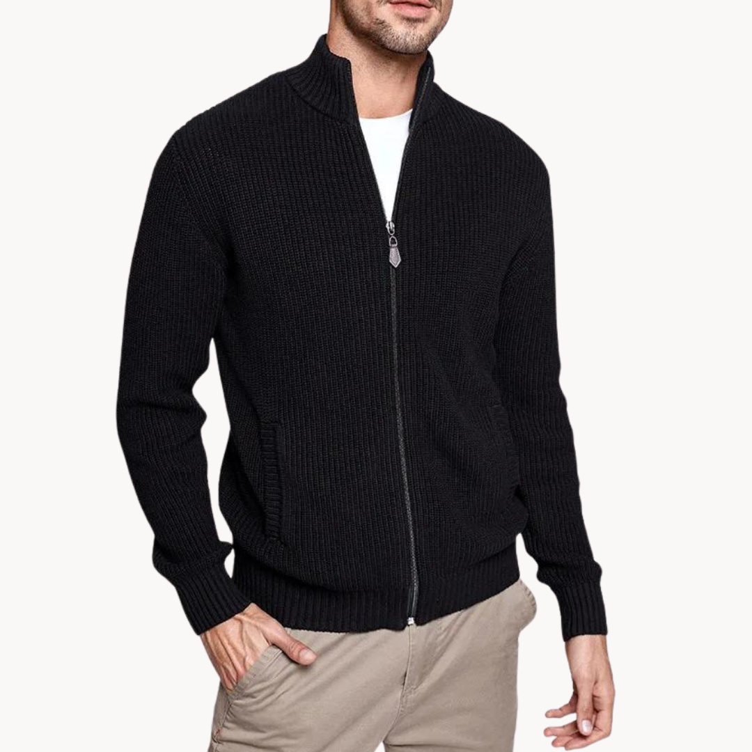 Men's Quarter Zip Sweater for Casual Style and Comfort 5