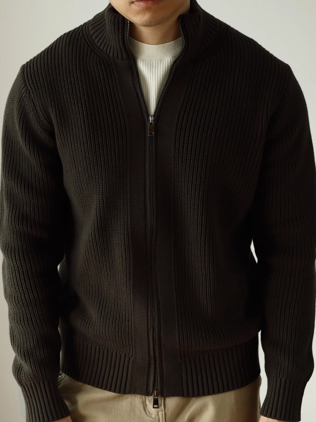 Men's Quarter Zip Sweater for Stylish Warmth 0
