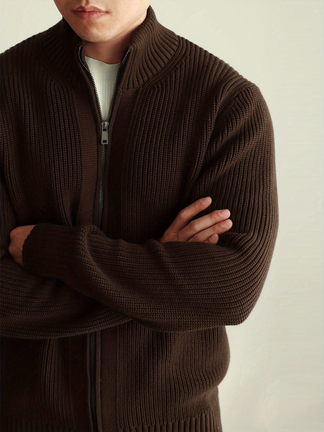 Men's Quarter Zip Sweater for Stylish Warmth 1